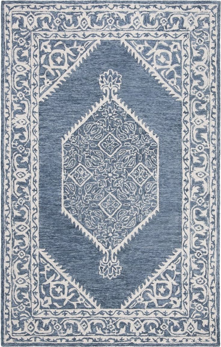Cool Ember Handmade Tufted Wool Carpet - Headshot
