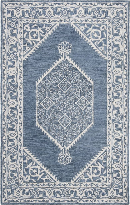Cool Ember Handmade Tufted Wool Carpet - Headshot