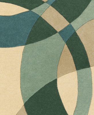 Velvet Drape Handmade Tufted Wool Carpet - CloseUp