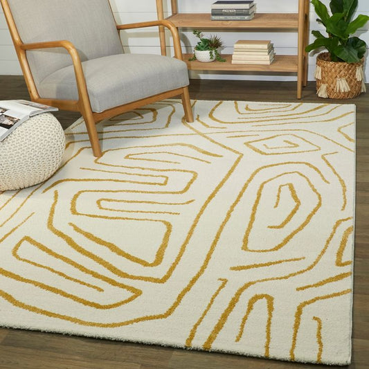 Crack Drupple Handmade Tufted Wool Carpet - Floorshot