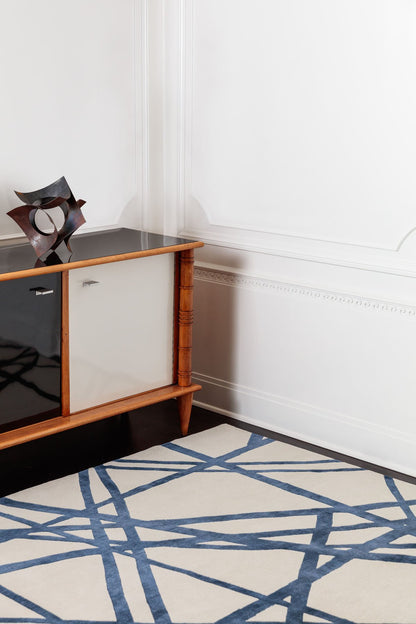 Indigo Valley Handmade Tufted Wool Carpet