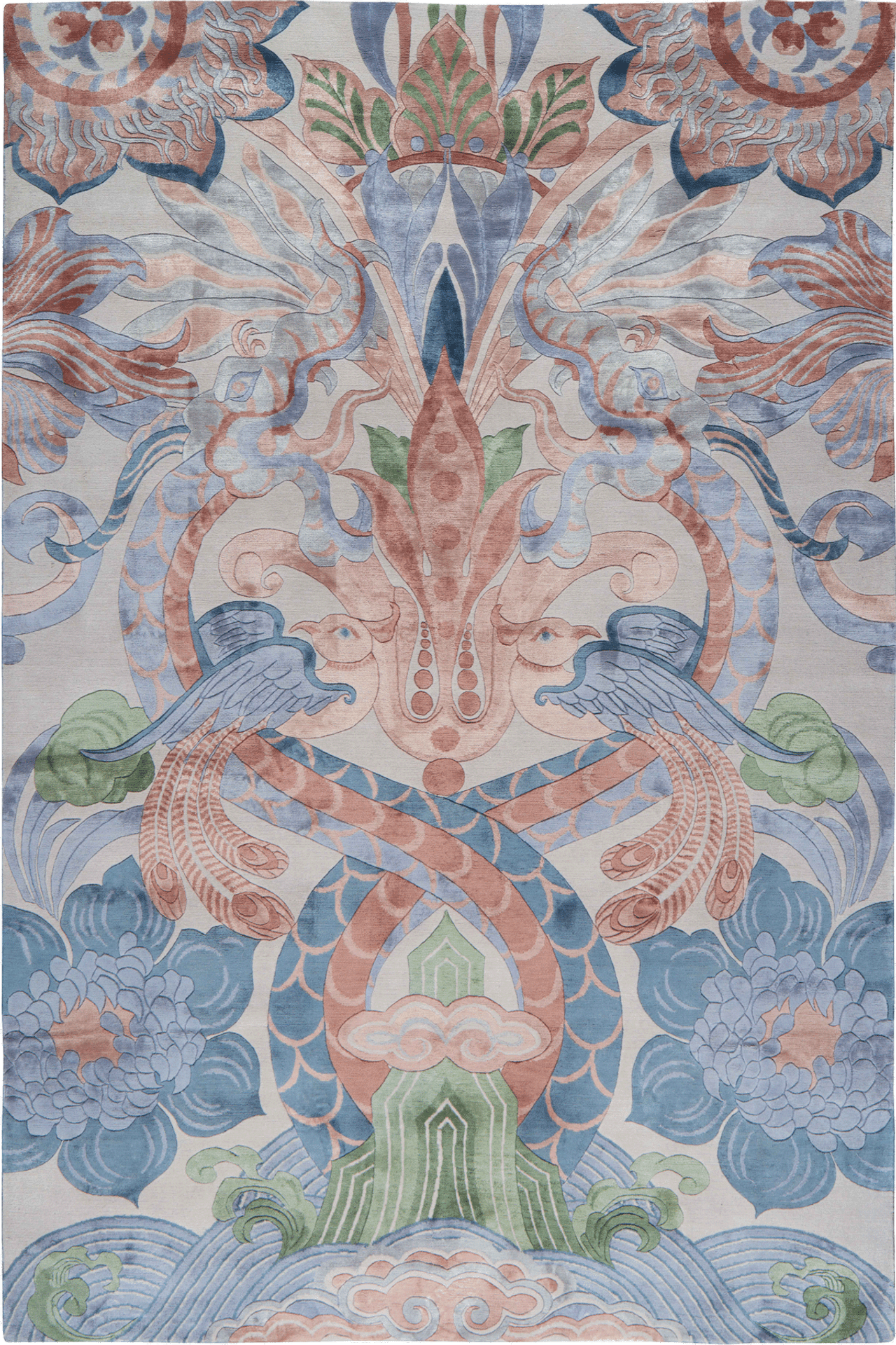 Secret Garden Handmade Tufted Wool Carpet