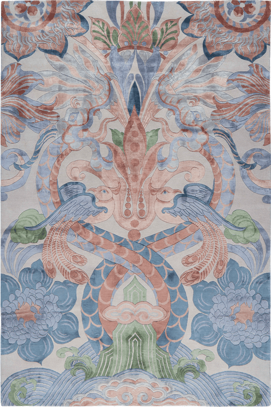 Secret Garden Handmade Tufted Wool Carpet