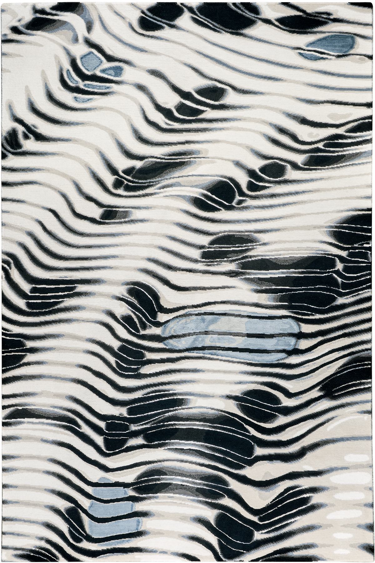 Scallop Macchia Handmade Tufted Wool Carpet