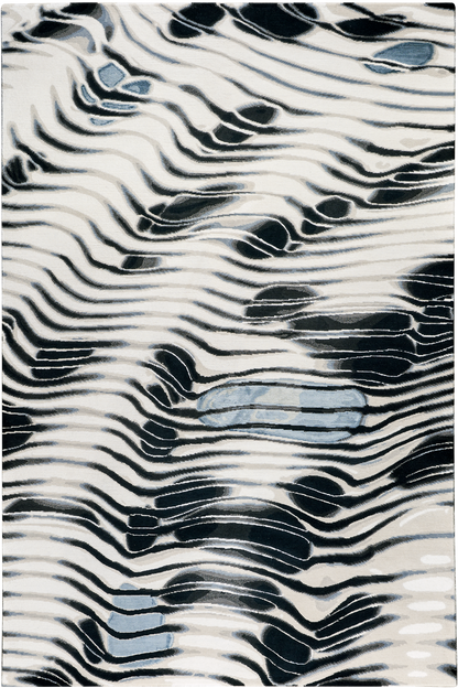 Scallop Macchia Handmade Tufted Wool Carpet