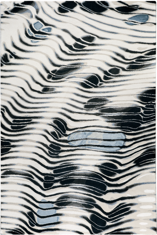 Scallop Macchia Handmade Tufted Wool Carpet