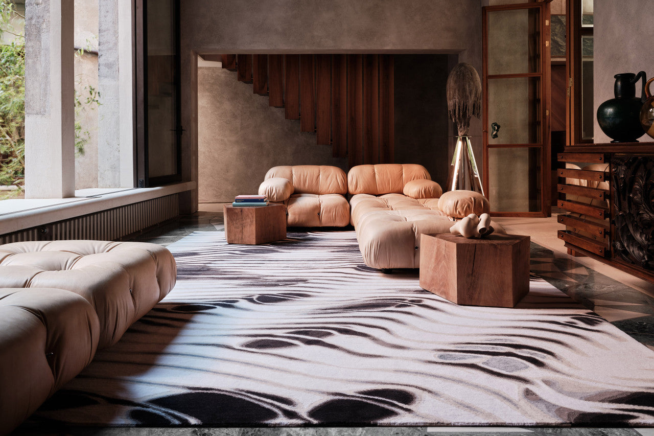 Scallop Macchia Handmade Tufted Wool Carpet