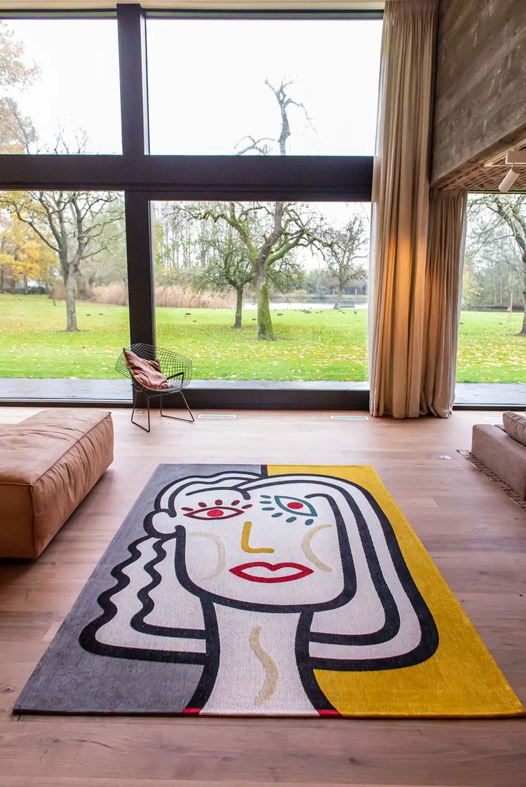 Wisp Curve Handmade Tufted Wool Carpet - Floorshot