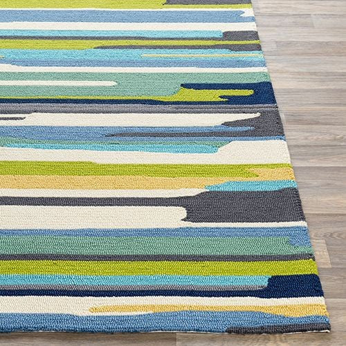 Whiff Spire Handmade Tufted Wool Carpet - Corner