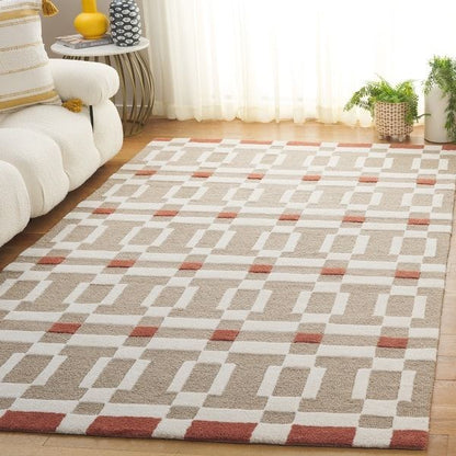Rust Shine Handmade Tufted Wool Carpet - Floorshot
