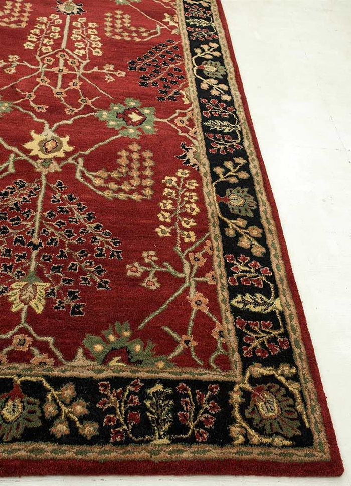 Brass Horizon Handmade Tufted Wool Carpet - Corner