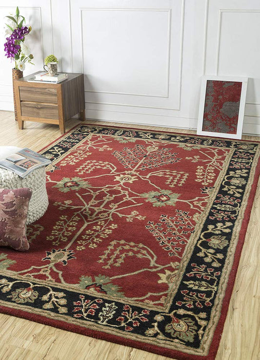Brass Horizon Handmade Tufted Wool Carpet - Floorshot