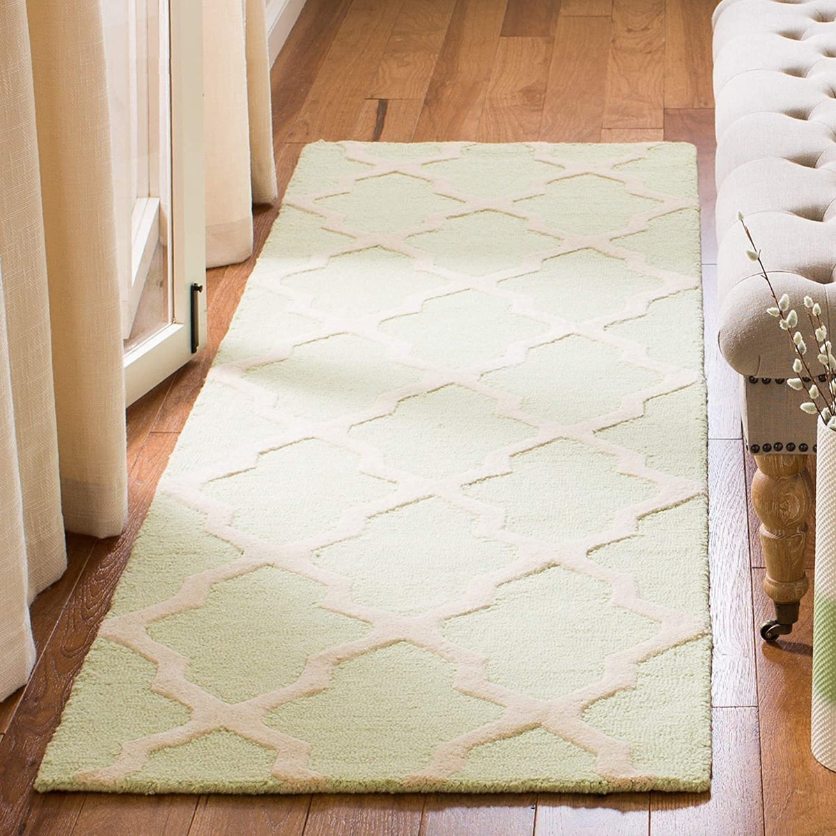 Betel Calvyn Handmade Tufted Runner Wool Carpet
