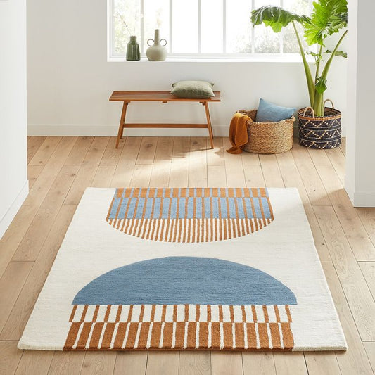 Harmony Pinch Handmade Tufted Wool Carpet - Floorshot