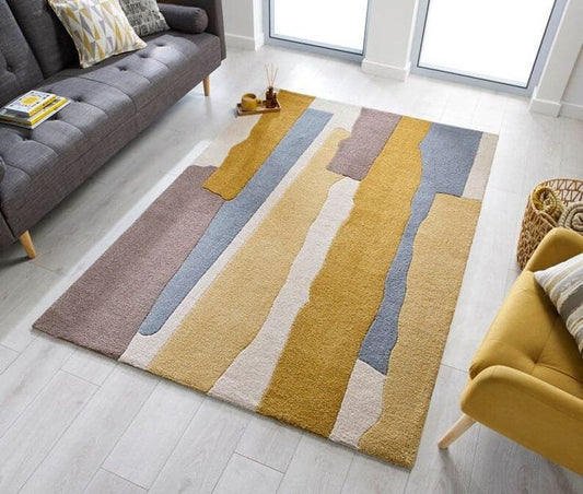 Cherry Sheen Handmade Tufted Wool Carpet - Floorshot