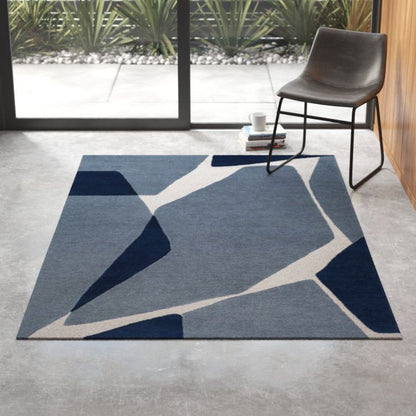 Amber Bloom Handmade Tufted Wool Carpet - Floorshot