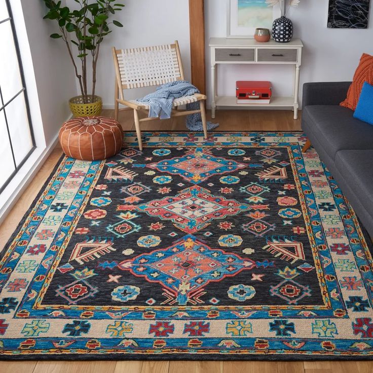 Frozen Tinge Handmade Tufted Wool Carpet - Floorshot