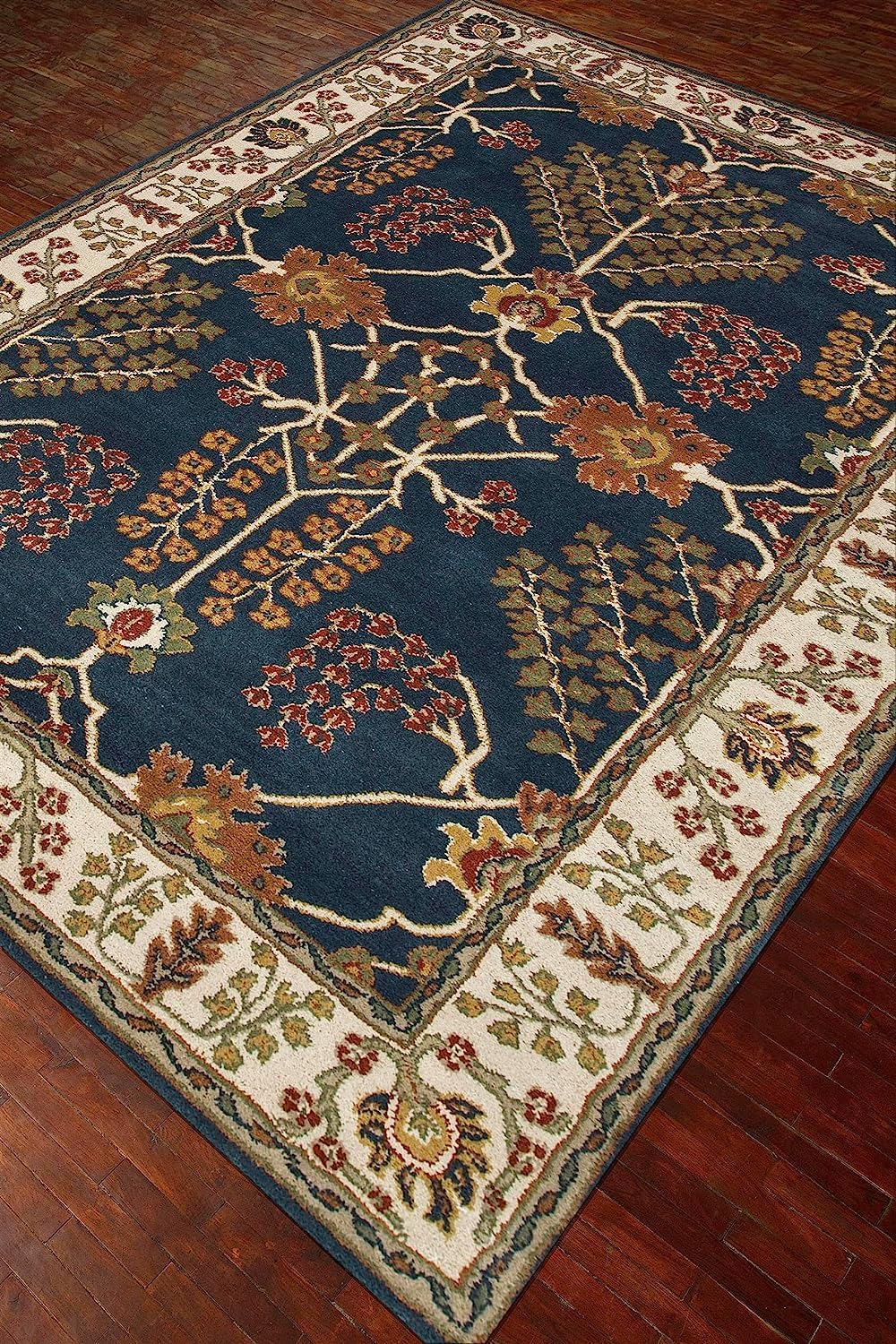 Topaz Neon Handmade Tufted Wool Carpet - Floorshot