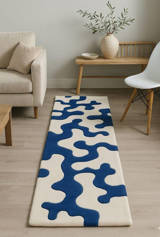 Wersile Frigma Handmade Tufted Runner Wool Carpet