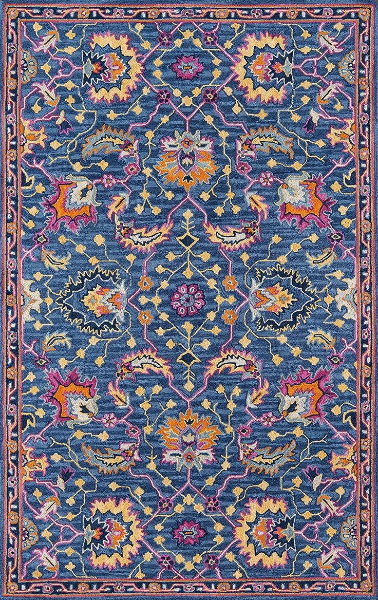 Lagoon Trail Handmade Tufted Wool Carpet - Headshot