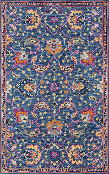 Lagoon Trail Handmade Tufted Wool Carpet - Headshot