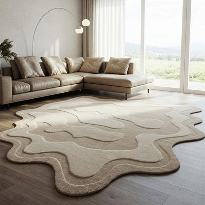 Hermani Gloster Handmade Tufted Irregular Shaped Wool Carpet