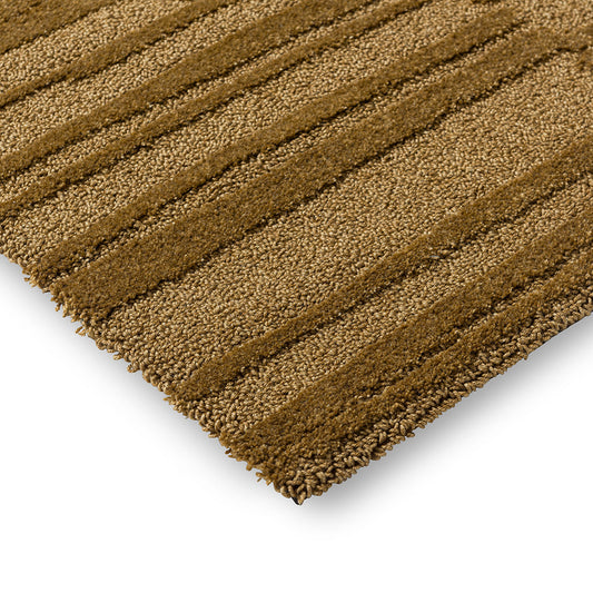 Bask Knotch Handmade Tufted Wool Carpet - Corner
