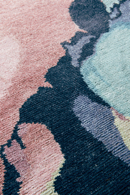 Caldera Dusk Handmade Tufted Wool Carpet - CloseUp