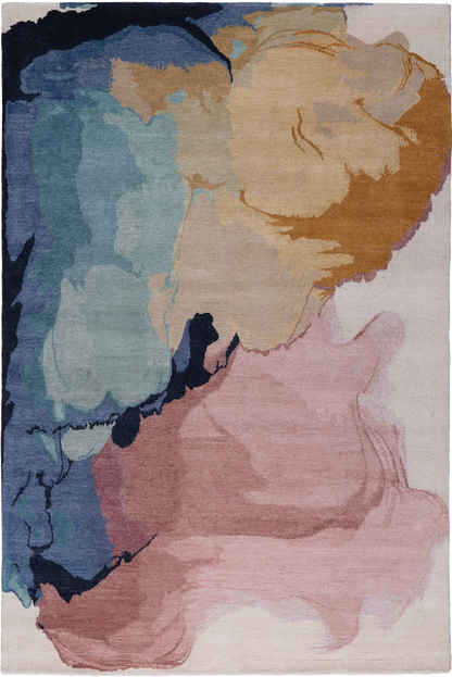 Caldera Dusk Handmade Tufted Wool Carpet - Headshot