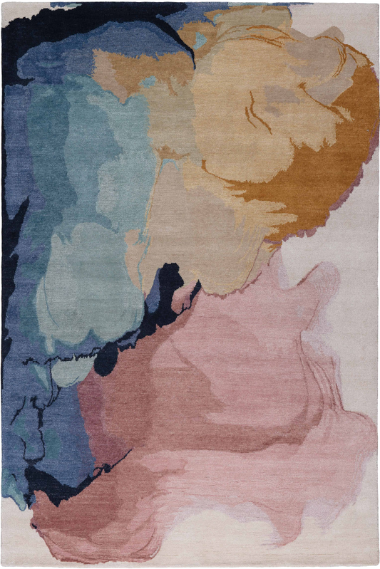 Caldera Dusk Handmade Tufted Wool Carpet - Headshot