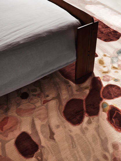 Oyster Stucco Handmade Tufted Wool Carpet