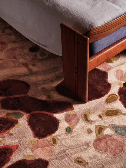 Oyster Stucco Handmade Tufted Wool Carpet