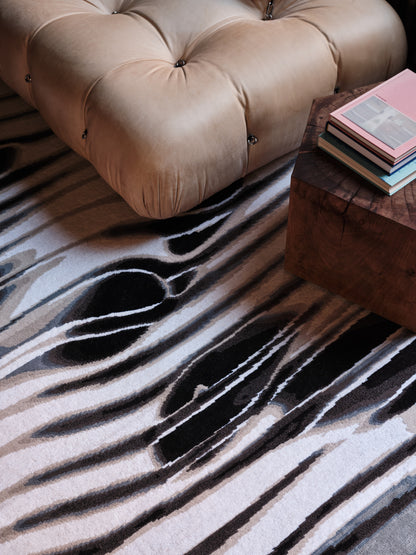 Scallop Macchia Handmade Tufted Wool Carpet