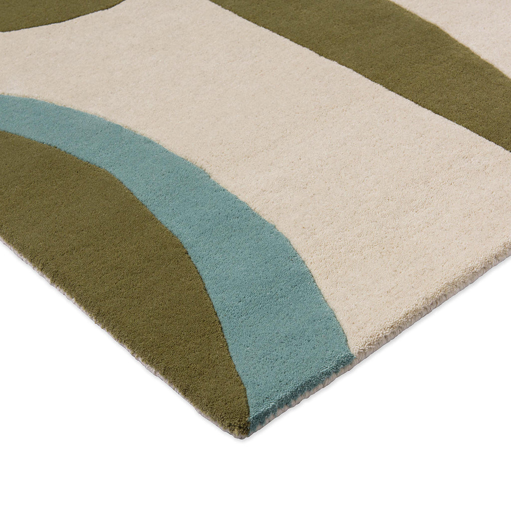 Torillo Nyphor Handmade Tufted Wool Carpet - Corner