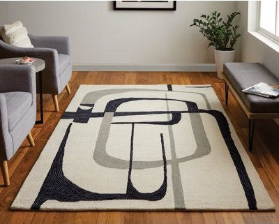 Rosy Lush Handmade Tufted Wool Carpet - Floorshot