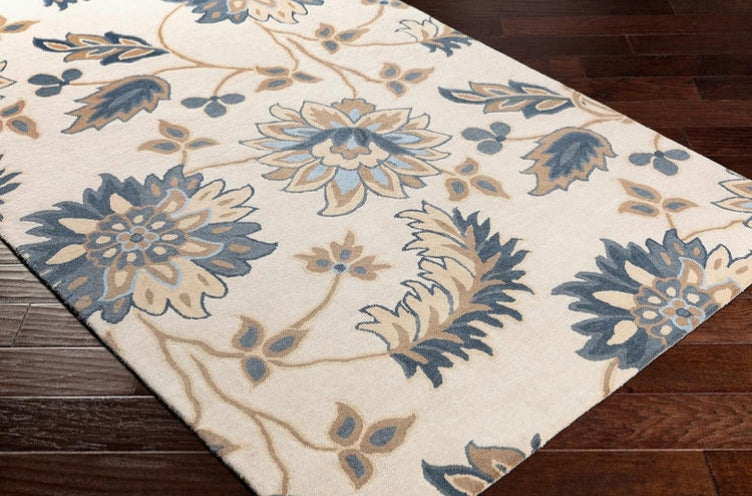 Obsidian Reef Handmade Tufted Wool Carpet - Floorshot