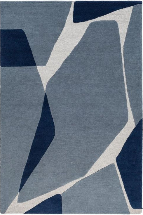 Amber Bloom Handmade Tufted Wool Carpet - Headshot