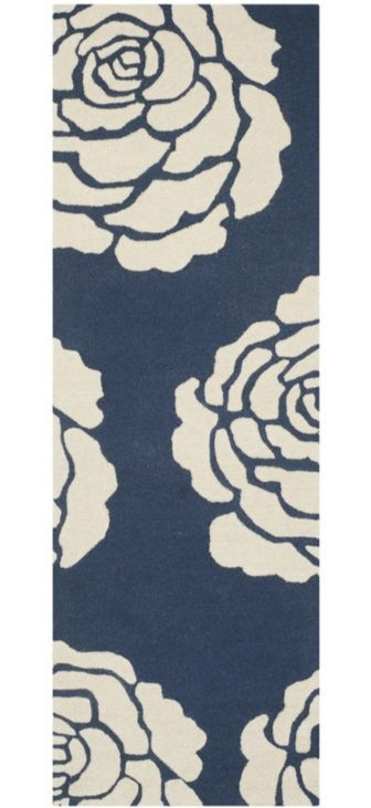 Mesh Bloom Handmade Tufted Wool Carpet - Headshot