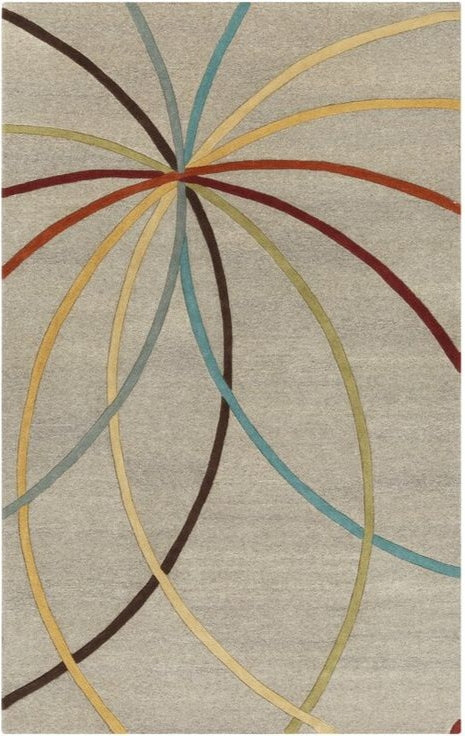 Crimson Dash Handmade Tufted Wool Carpet - Headshot