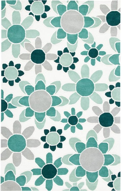 Silken Tinge Handmade Tufted Wool Carpet - Headshot