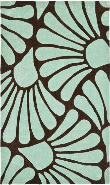 Autumn Whirl Handmade Tufted Wool Carpet - Headshot