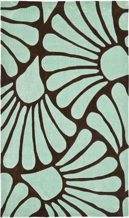Autumn Whirl Handmade Tufted Wool Carpet - Headshot