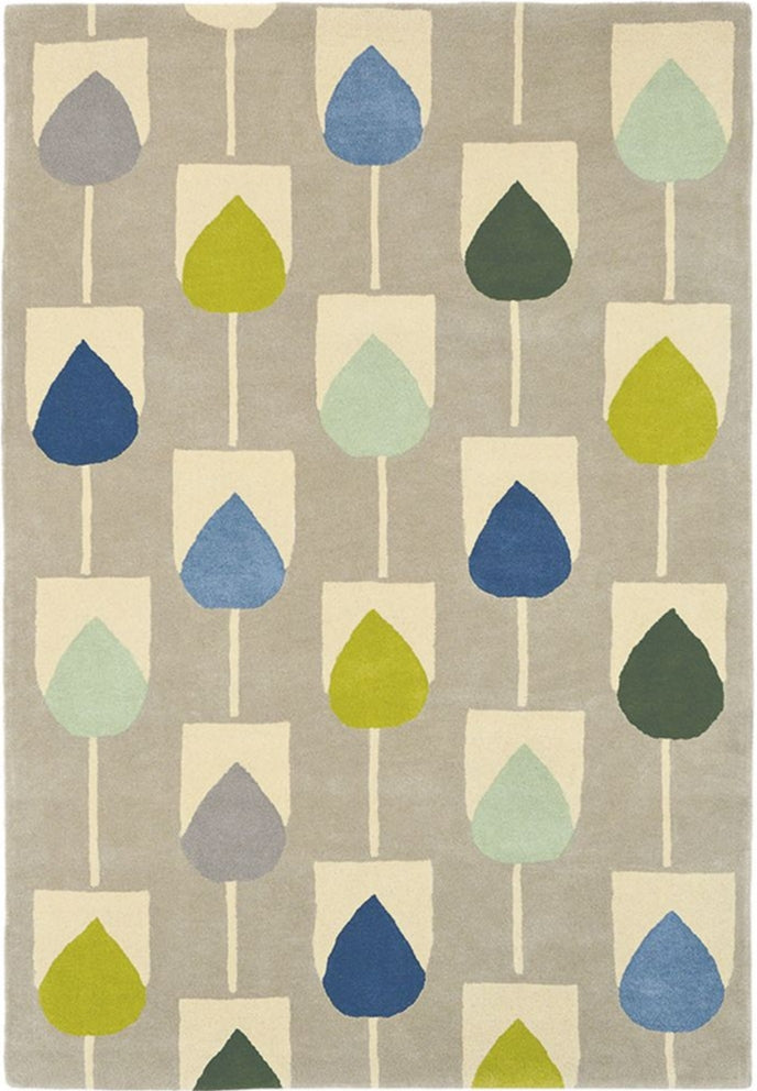 Coral Note Handmade Tufted Wool Carpet - Headshot