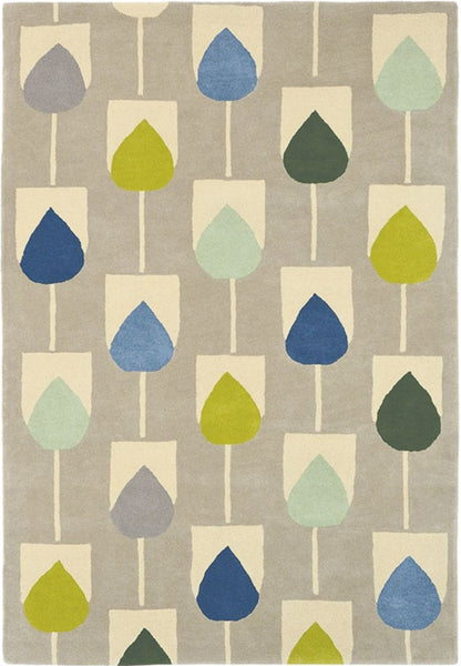 Coral Note Handmade Tufted Wool Carpet - Headshot