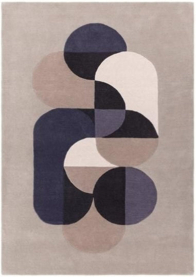 Honey Flow Handmade Tufted Wool Carpet - Headshot