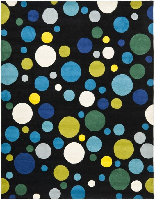 Tropical Hue Handmade Tufted Wool Carpet - Headshot