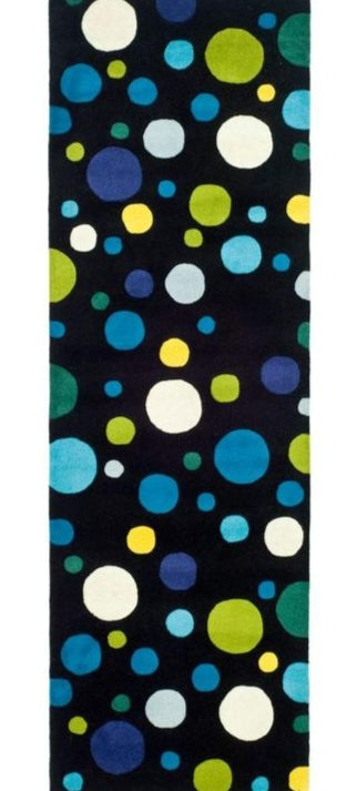 Tropical Hue Handmade Tufted Wool Carpet - Headshot