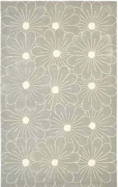 Jade Stone Handmade Tufted Wool Carpet - Headshot
