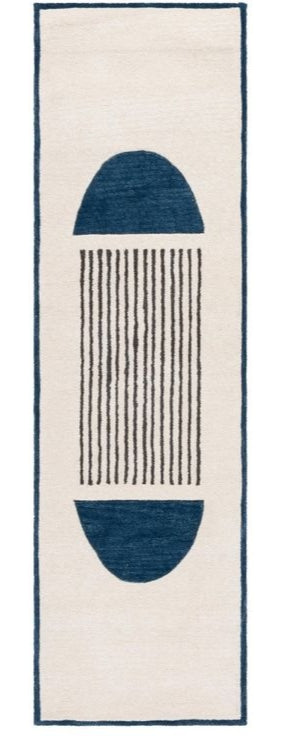 Tranquil Sparkle Handmade Tufted Wool Carpet - Headshot