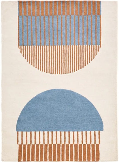 Harmony Pinch Handmade Tufted Wool Carpet - Headshot